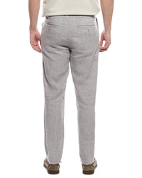Onia Linen Tapered Pleated Trouser