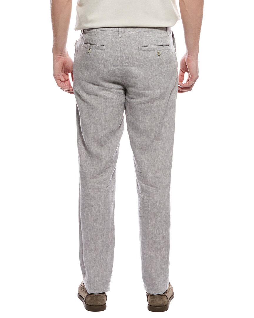 Onia Linen Tapered Pleated Trouser