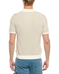 Onia Linen-Blend Button Up Sweater