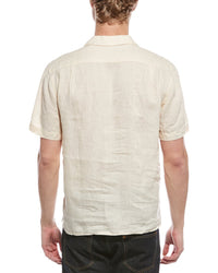 Onia Linen Pintuck Camp Shirt
