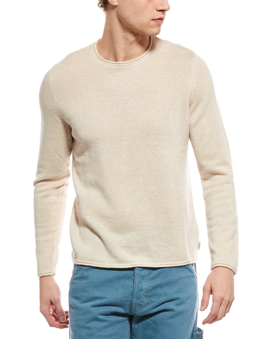 Onia Linen & Cashmere-Blend Roll Neck Sweater