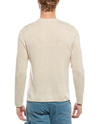Onia Linen & Cashmere-Blend Roll Neck Sweater