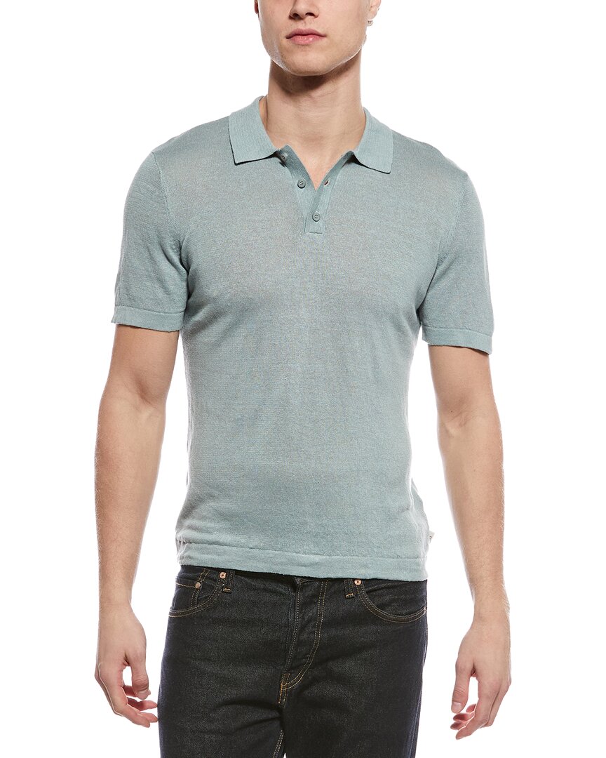 Onia Linen Polo Sweater