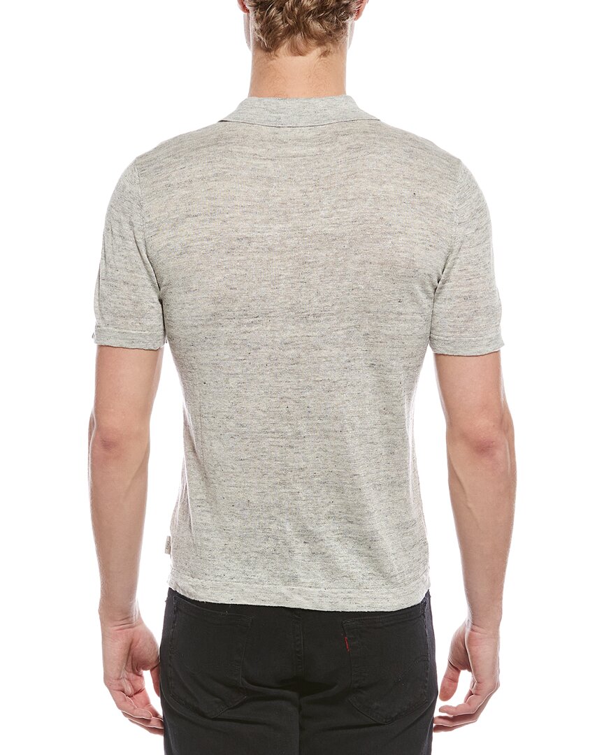 Onia Linen Polo Sweater