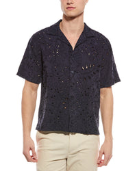 Onia Oversized Linen-Blend Vacation Shirt