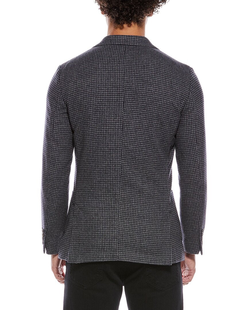 Reiss Reiss Wool-Blend Puppytooth Blazer