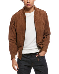 Blank Nyc Quick Action Suede Bomber Jacket
