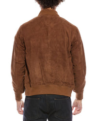 Blank Nyc Quick Action Suede Bomber Jacket