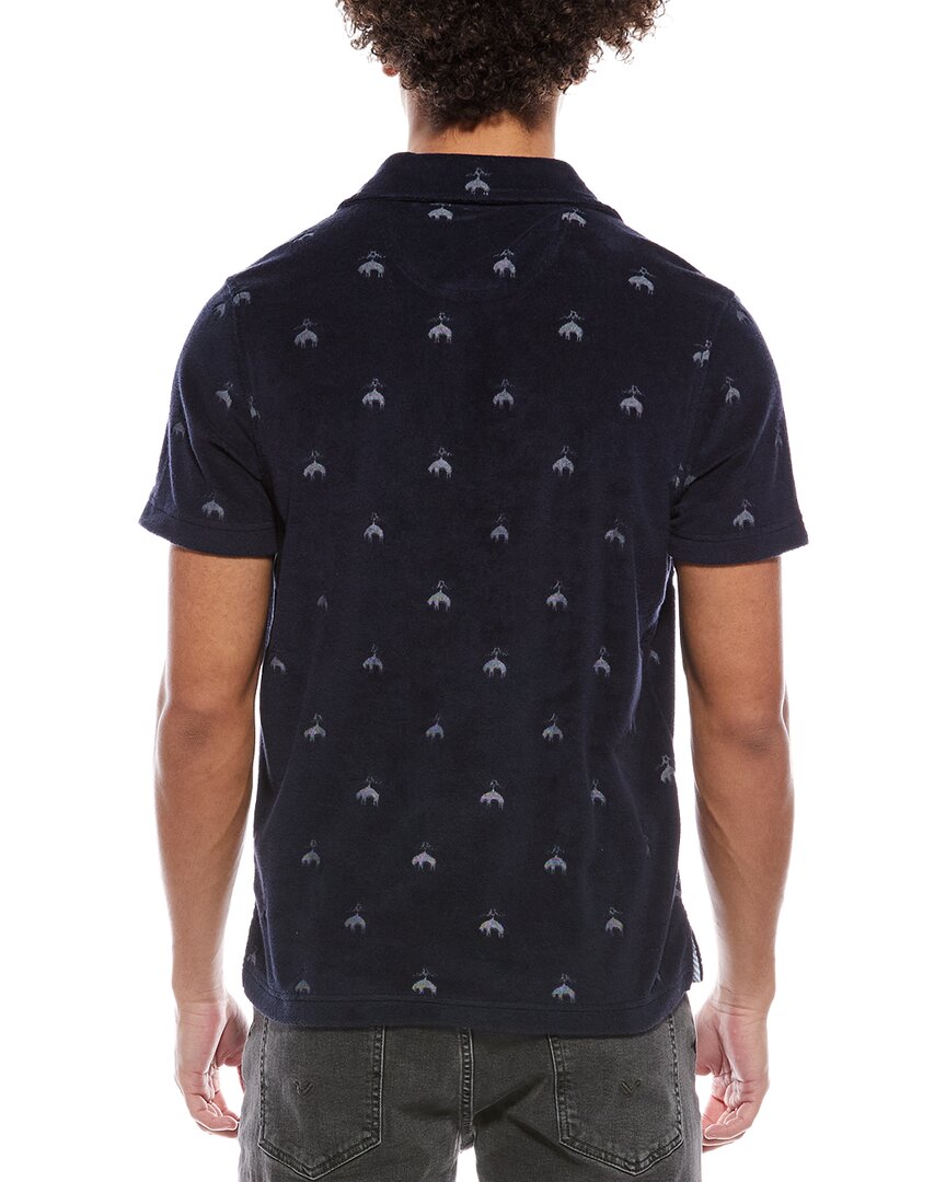 Brooks Brothers Terry Cloth Fleece Jacquard Polo