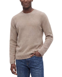 Forte Cashmere 100% Cashmere Thermal Crewneck 100% Cashmere Sweater