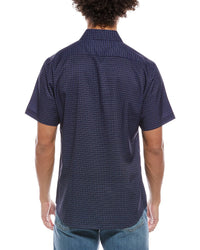 Tailorbyrd Geo Floral Printed Performance Shirt