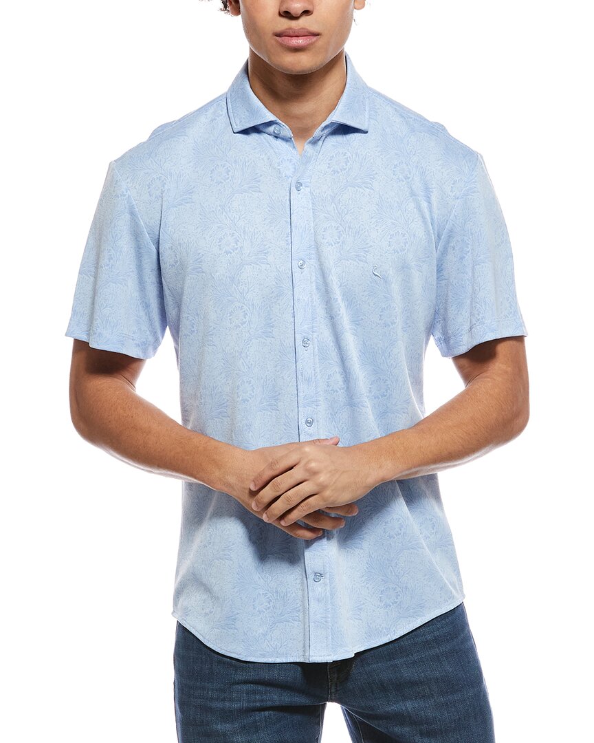Tailorbyrd Tropical Printed Short Sleeve Shirt
