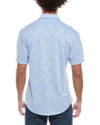 Tailorbyrd Tropical Printed Short Sleeve Shirt