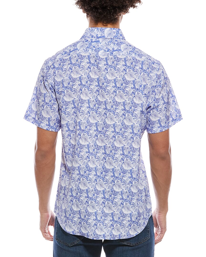 Tailorbyrd Distressed Printed Performance Shirt