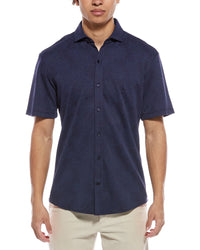 Tailorbyrd Tropical Printed Short Sleeve Shirt