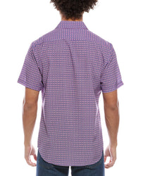 Tailorbyrd Moroccan Tile Printed Performance Shirt