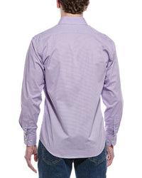Tailorbyrd Signature Micro Gingham Button Down Shirt