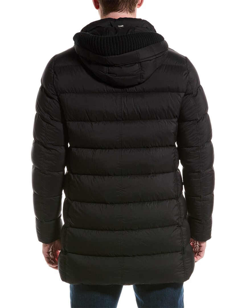 Herno Medium Wool-Trim Down Jacket