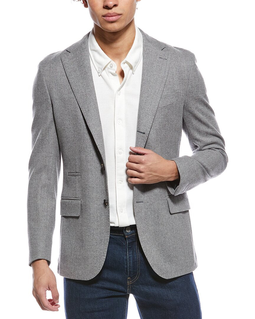 Eleventy Wool-Blend Jacket