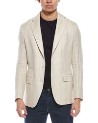 Eleventy Linen & Wool-Blend Jacket