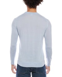 Eleventy Wool & Silk-Blend Crewneck Sweater