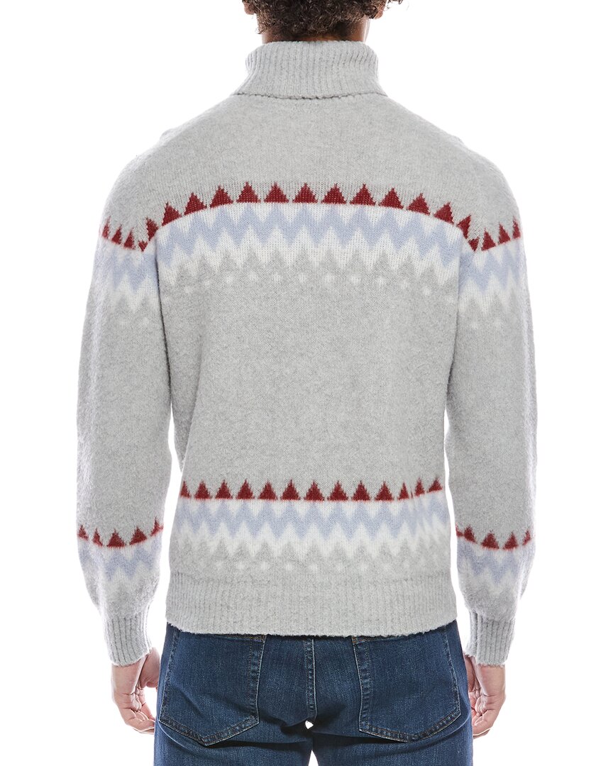 Eleventy Wool & Cashmere-Blend Turtleneck Sweater