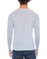 Eleventy Wool Round Neck Raglan Sweater