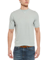 Eleventy Short Sleeves Round Neck Sweater