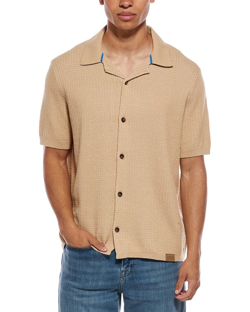Scotch & Soda Button Front Sweater Top