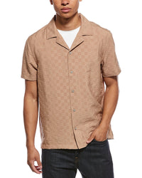 Scotch & Soda Solid Camp Shirt