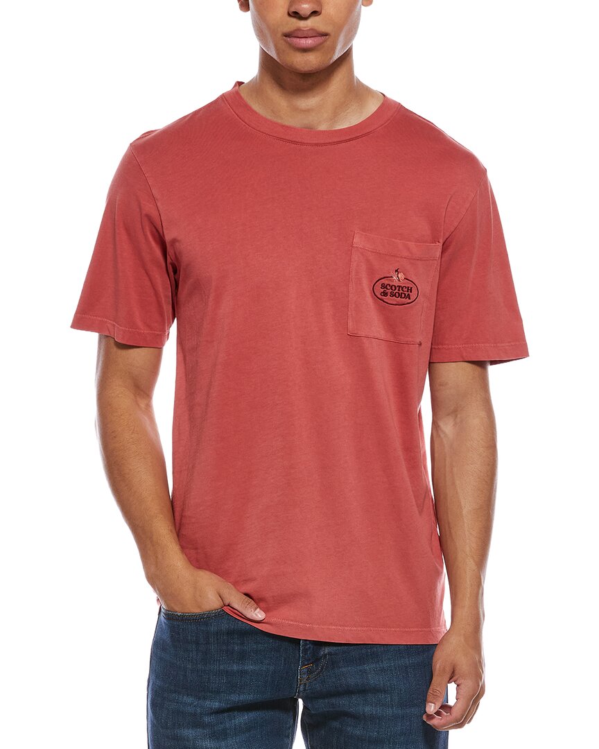 Scotch & Soda Garment-Dyed Pocket T-Shirt
