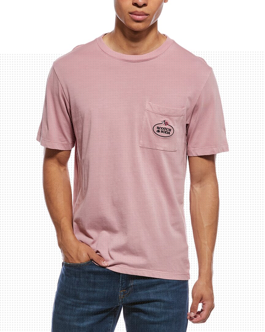 Scotch & Soda Garment-Dyed Pocket T-Shirt