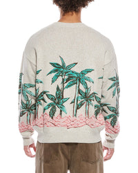 Palm Angels Wool & Cashmere-Blend Crewneck Sweater