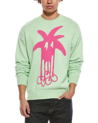 Palm Angels Wool & Cashmere-Blend Crewneck Sweater