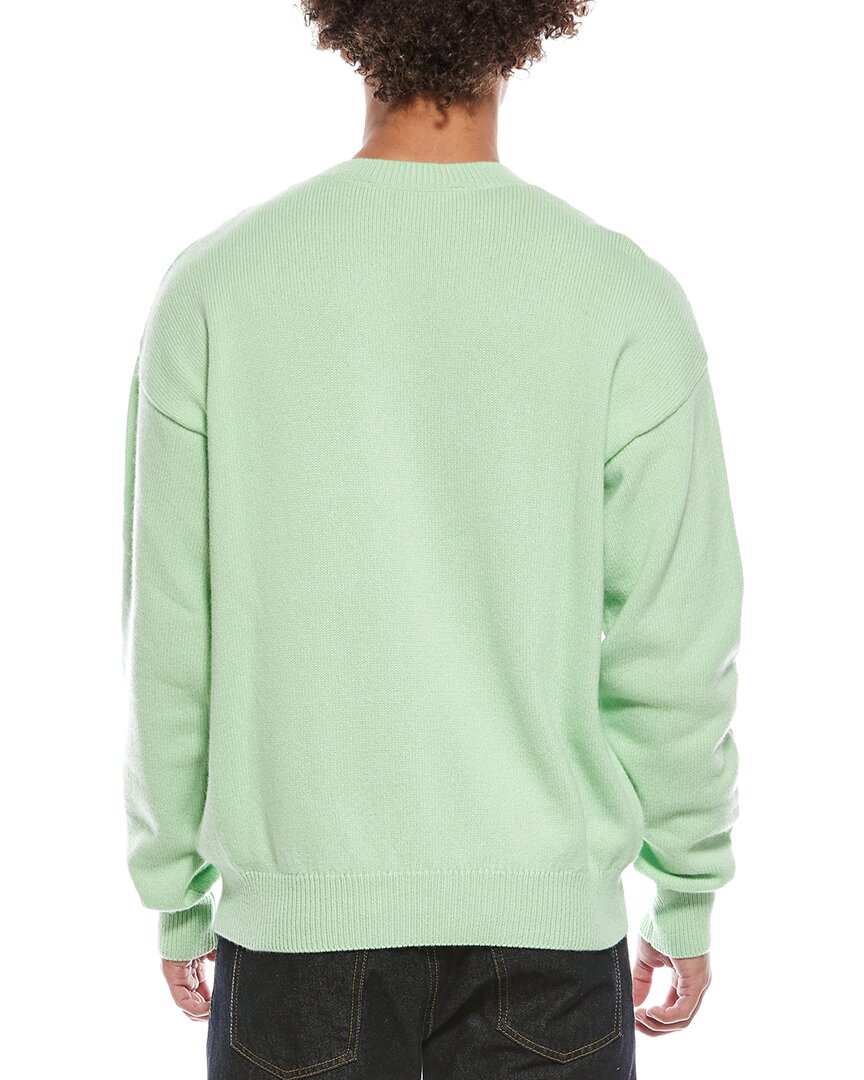 Palm Angels Wool & Cashmere-Blend Crewneck Sweater