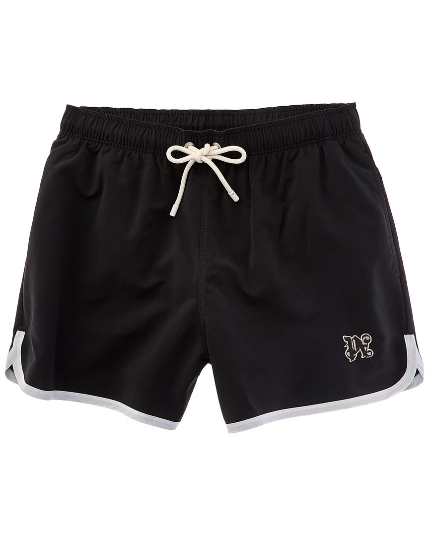 Palm Angels Pa Monogram Swim Trunk