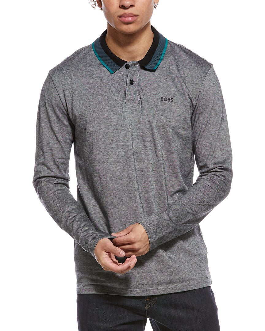 Hugo Boss Oxford Long Polo Shirt