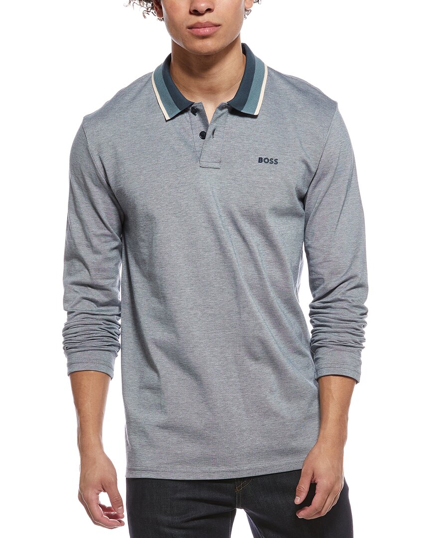 Hugo Boss Oxford Long Polo Shirt