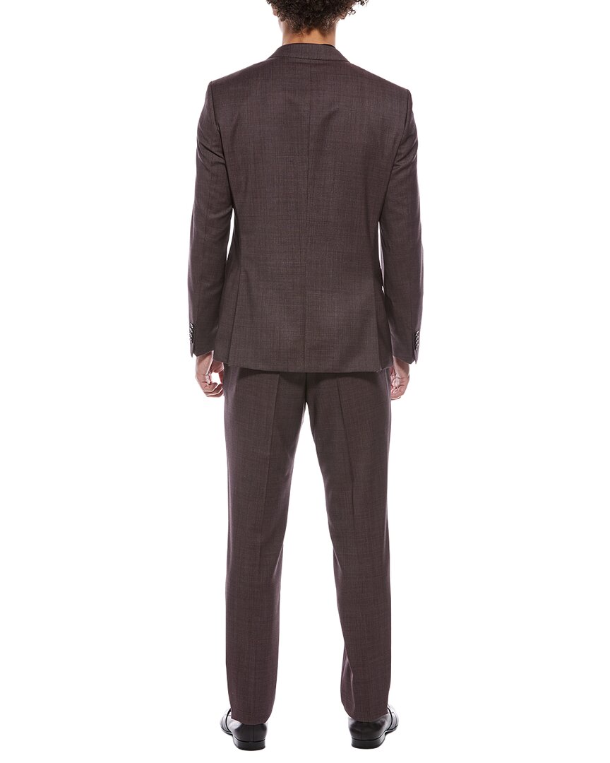 Hugo Boss 2Pc Wool-Blend Suit With Flat Front Pant