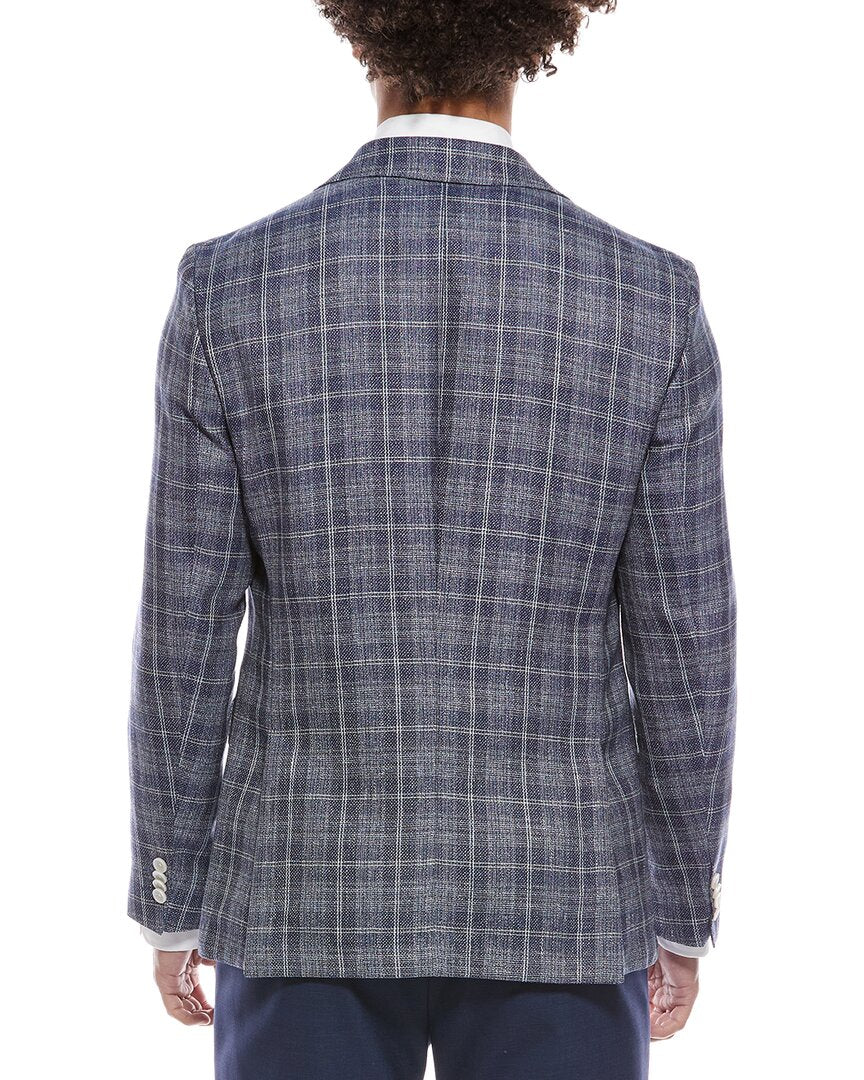 Hugo Boss Hutson Wool & Linen-Blend Blazer