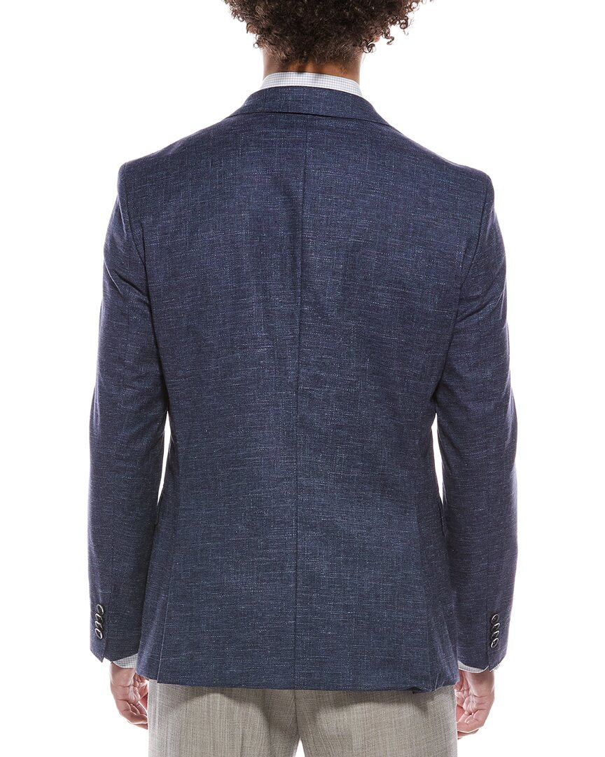 Hugo Boss Hutson Wool & Linen-Blend Blazer