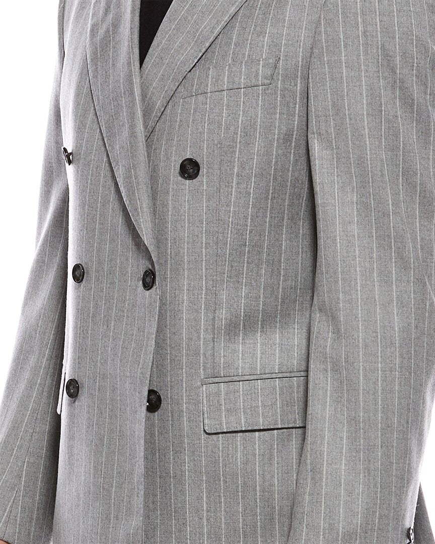 Hugo Boss 2Pc Wool Suit With Flat Front Pant