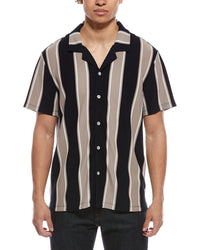 Magaschoni Button-Up Plisse Shirt