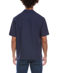 Truth Jacquard Knit Seersucker Camp Shirt