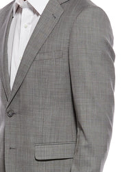 Zanetti 2Pc Wool-Blend Patro Suit With Flat Front Pant