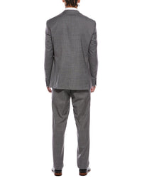 Zanetti 2Pc Wool Suit With Flat Front Pant