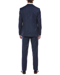 Zanetti 2Pc Wool Suit With Flat Front Pant