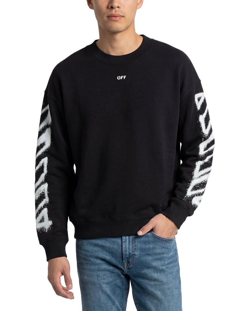 Off-White™ Virgil Spray Arrow Crewneck Sweatshirt