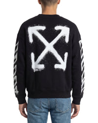 Off-White™ Virgil Spray Arrow Crewneck Sweatshirt