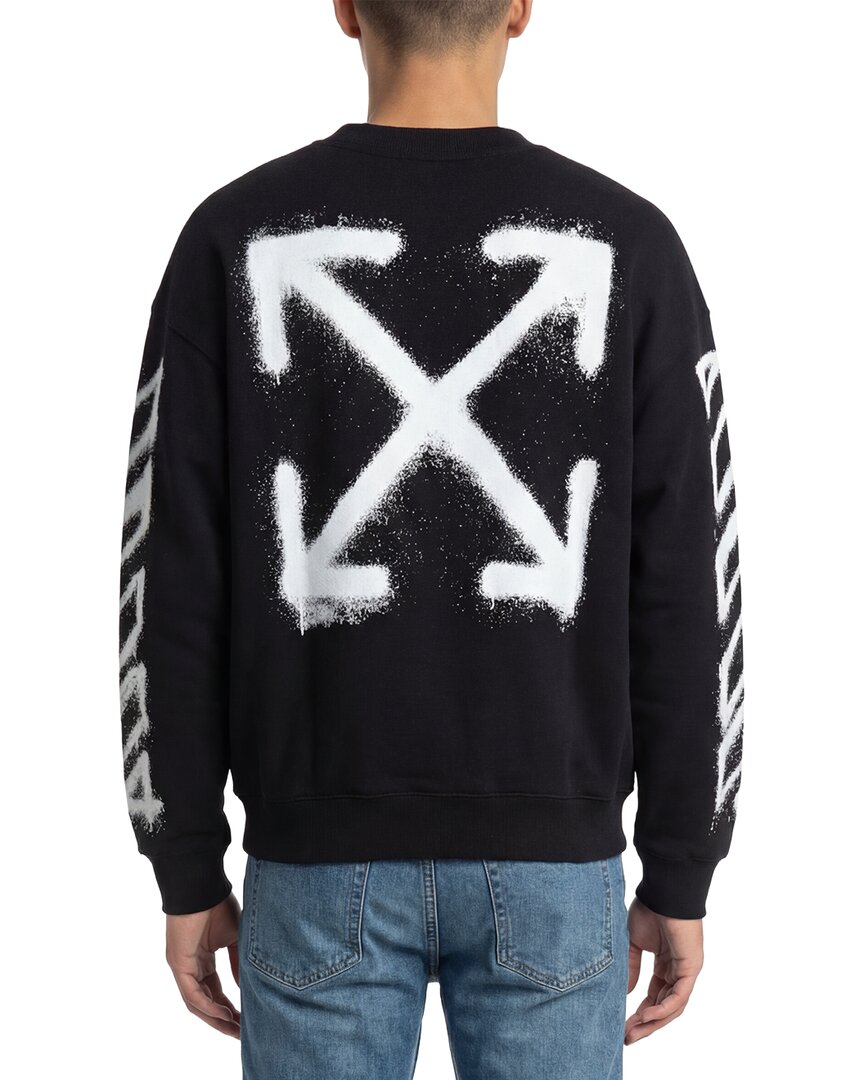 Off-White™ Virgil Spray Arrow Crewneck Sweatshirt
